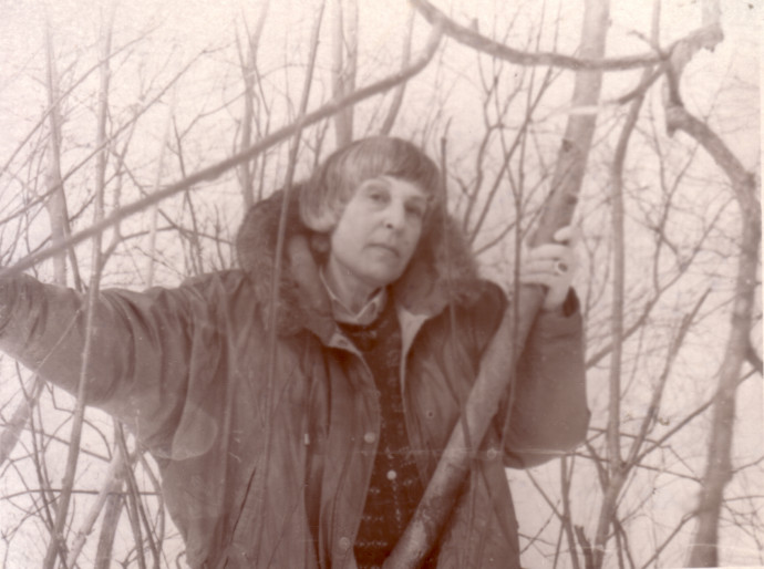 Поэтесса Юнна Мориц. Март 1992 г.